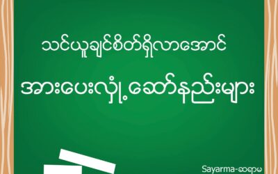 အားပေးလှုံ့ဆော်မှုနည်းလမ်းများ